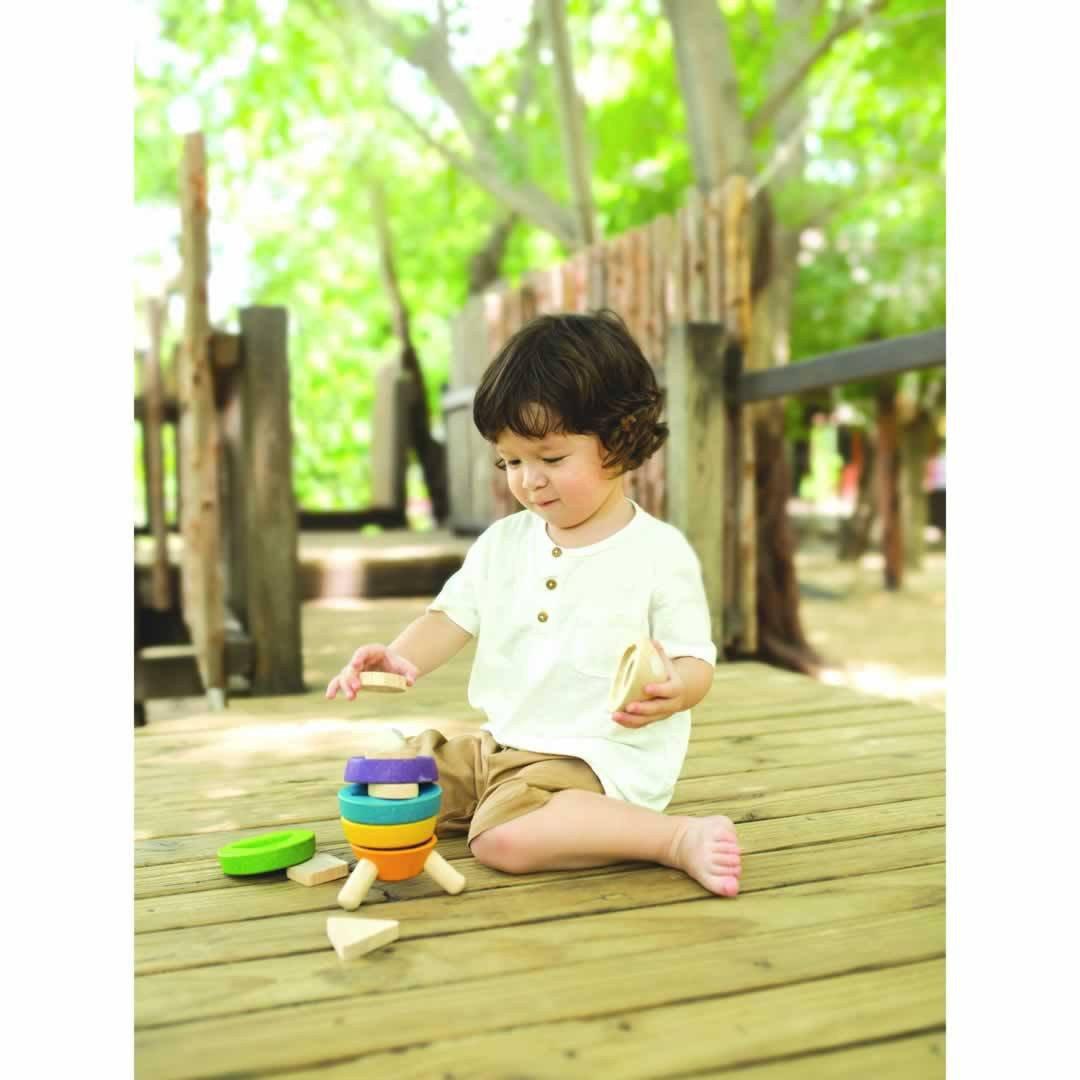 Plan Toys Stacking Rocket | Casa Childrenswear