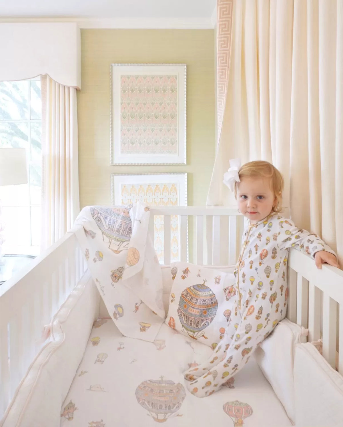 Atelier Choux Classic Playsuit - Hot Air Balloons | Casa Childrenswear