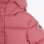 Moncler Enfant Baby Girls Dark Pink Laurie Jacket | Casa Childrenswear