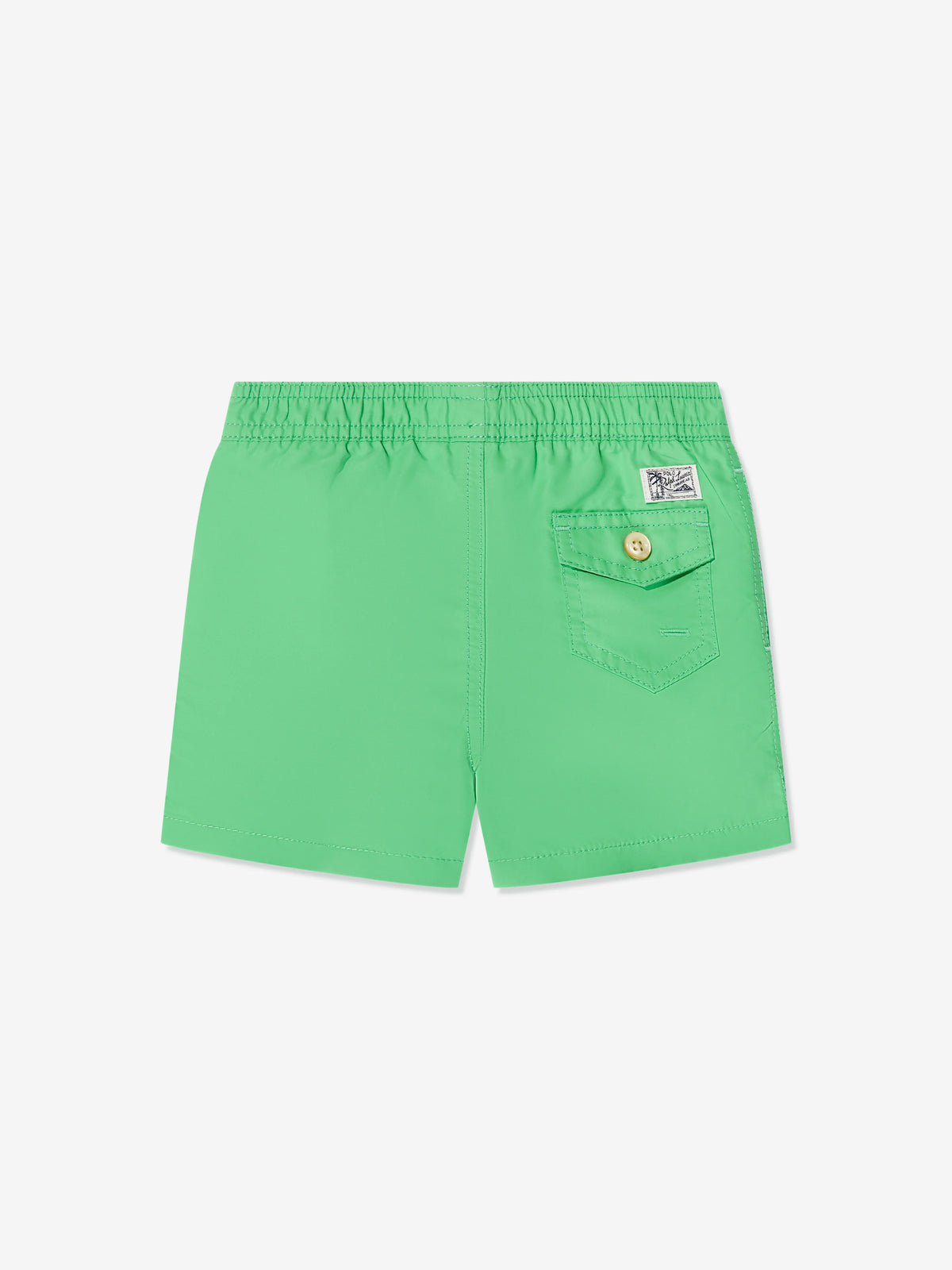 Ralph Lauren Traveler Green Swim Trunk | Casa Childrenswear