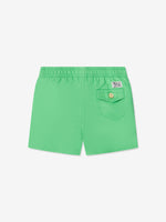 Ralph Lauren Traveler Green Swim Trunk | Casa Childrenswear