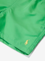 Ralph Lauren Traveler Green Swim Trunk | Casa Childrenswear