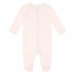 Baby Girls Pink Logo Babygrow
