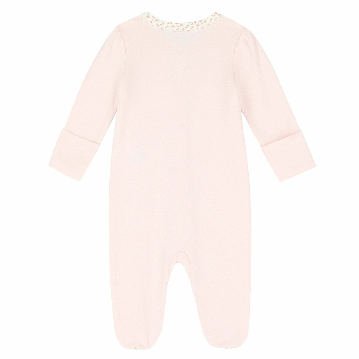 Baby Girls Pink Logo Babygrow