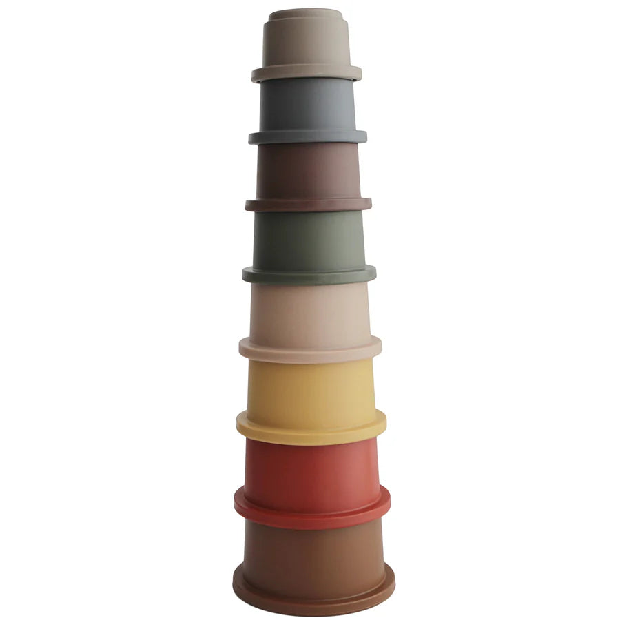 Mushie Stacking Cups- Retro | Casa Childrenswear