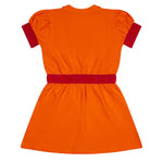 A Dee Millie Orange Tape Sweat Dress | Casa Childrenswear