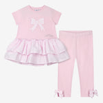 A Dee Cecelia Seersucker Frill Legging Set | Casa Childrenswear