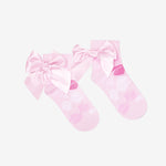 A Dee Rina Bow Print Ankle Socks | Casa Childrenswear