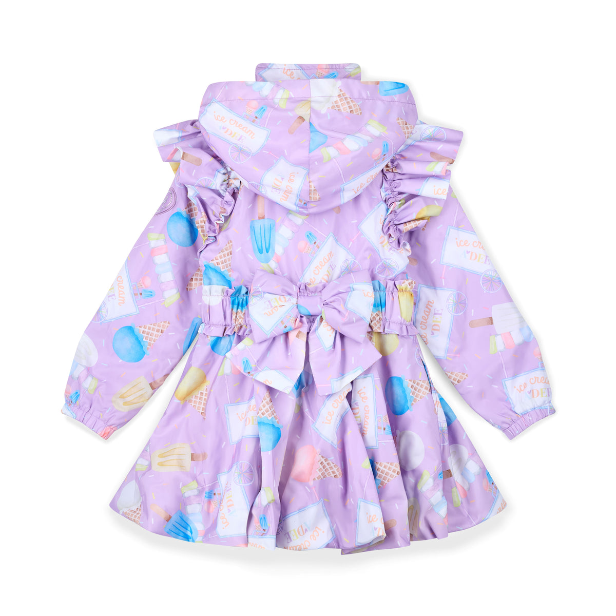 A Dee Sabrina Ice Cream Print Frill Jacket | Casa Childrenswear