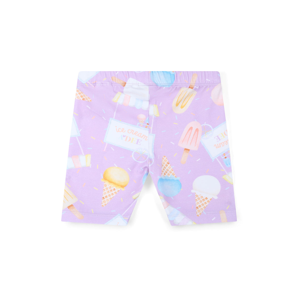A Dee Sophia Ice Cream Print Cycling Short Set | Casa Childrenswear
