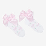 A Dee Rowan Bow and Stripes Ankle Sock | Casa Childrenswear