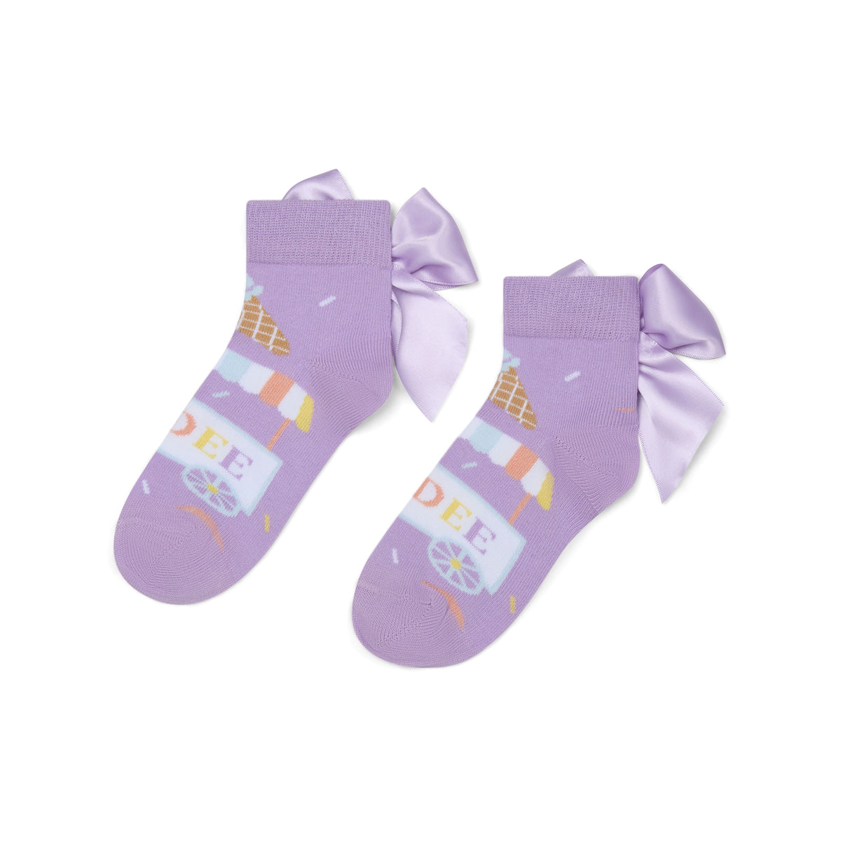 A Dee Sade Ice Cream Print Ankle Sock | Casa Childrenswear