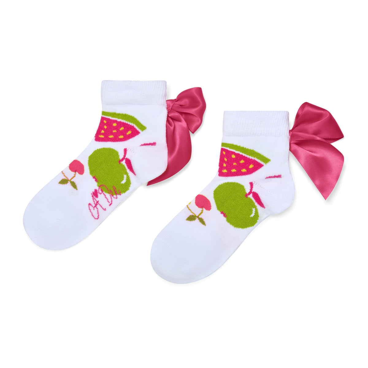 A Dee Tiara Tutti Frutti Print Ankle Sock | Casa Childrenswear