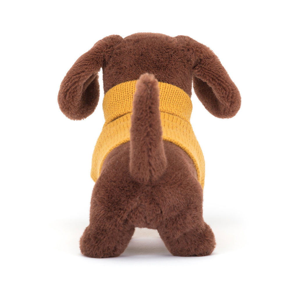 Jellycat Sweater Sausage Dog Yellow | Casa Childrenswear
