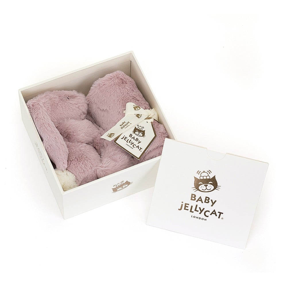 Jellycat Bashful Luxe Bunny Rosa Soother | Casa Childrenswear