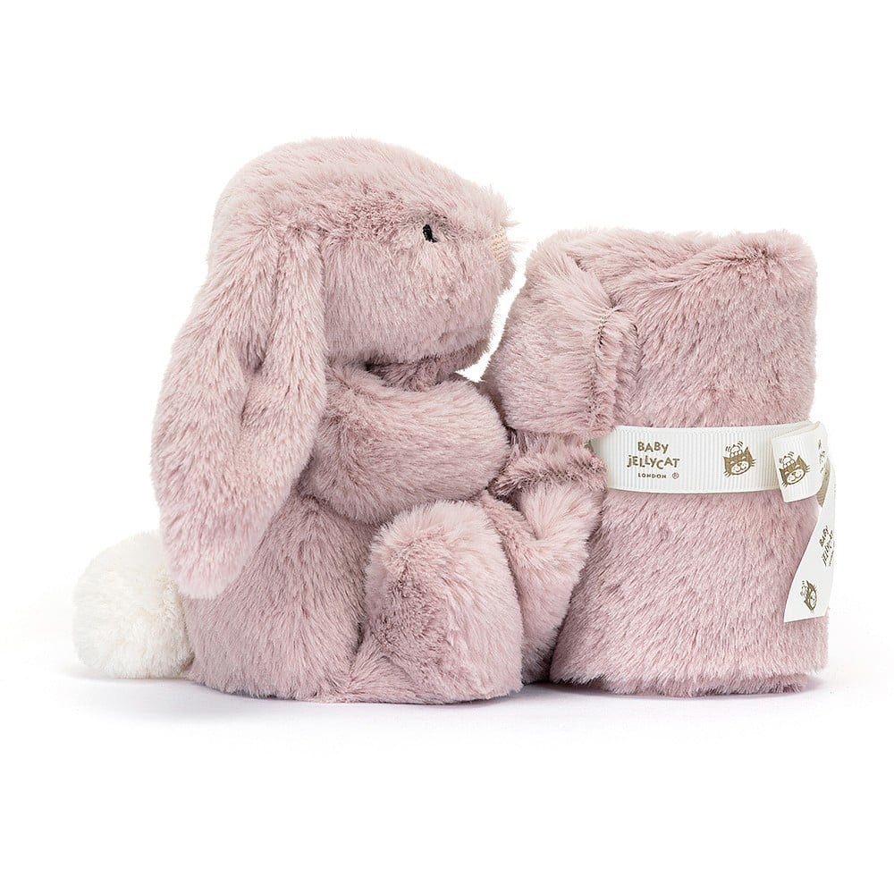 Jellycat Bashful Luxe Bunny Rosa Soother | Casa Childrenswear