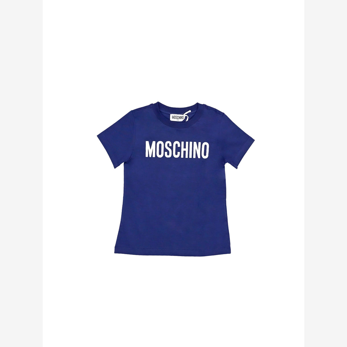 Moschino Boys Navy Logo T-Shirt | Casa Childrenswear