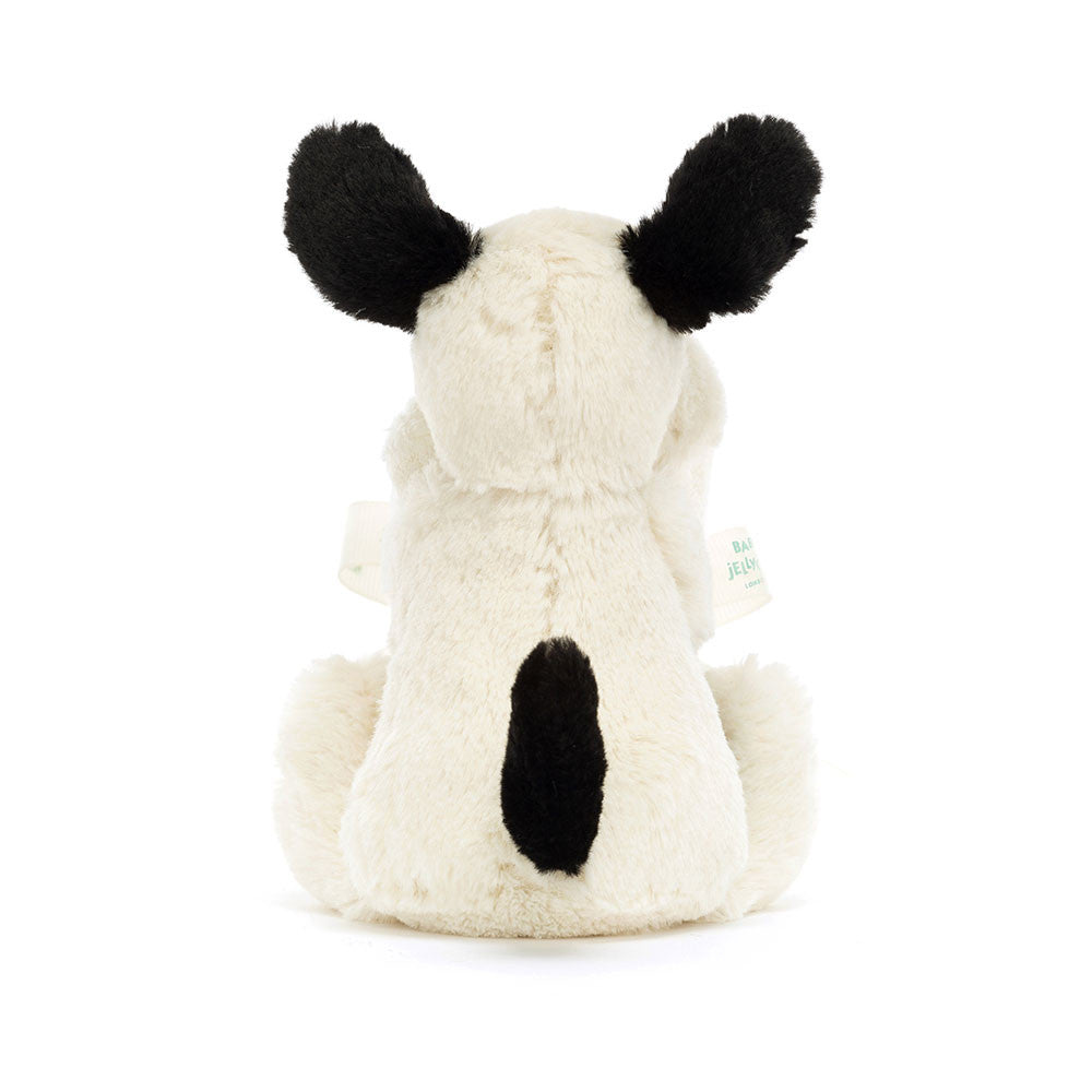 Jellycat Bashful Black & Cream Puppy Soother | Casa Childrenswear