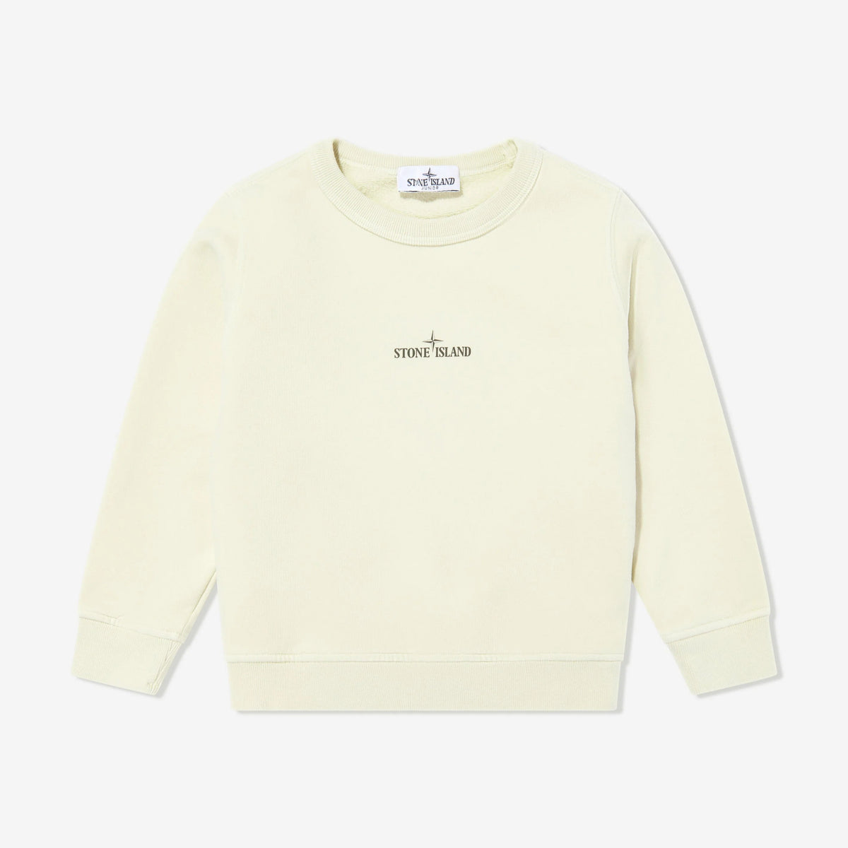 Stone Island Boys Ivory Sweatshirt | Casa Childrenswear