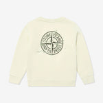 Stone Island Boys Ivory Sweatshirt | Casa Childrenswear