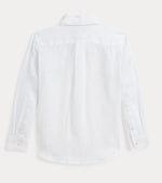 Ralph Lauren White Linen Shirt | Casa Childrenswear