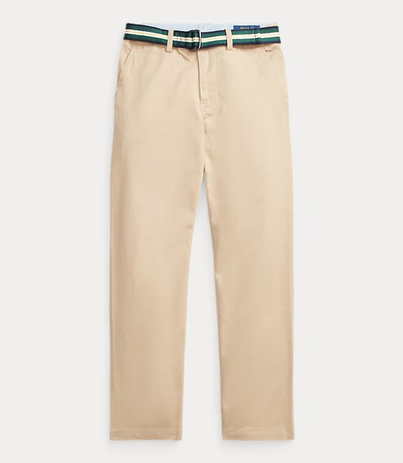 Ralph Lauren Belted Slim Fit Stretch Chino | Casa Childrenswear