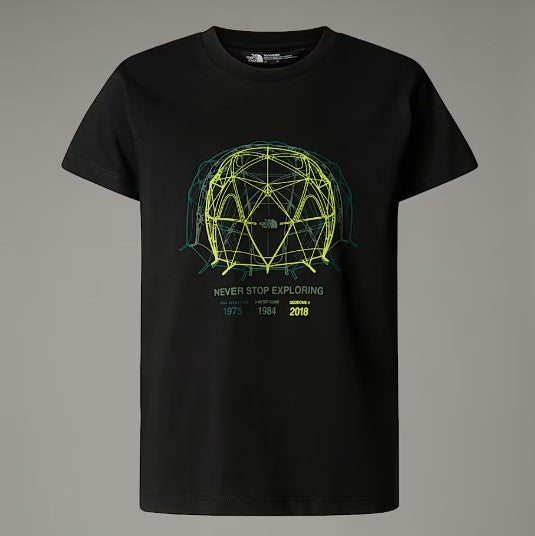 North Face Black Large Graphic Tee | Casa Childrenswear