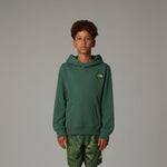 North Face Duck Green Relaxed Hooded Sweat with Classic Logo | Casa Childrenswear