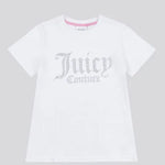 Diamonte Fitted White Tee