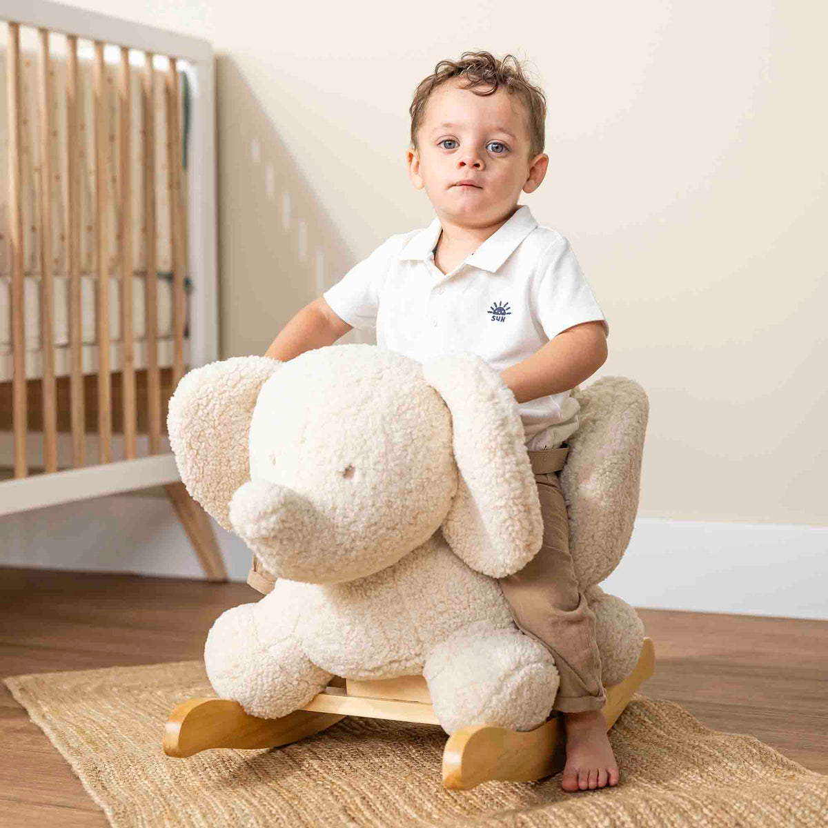 Nattou Rocker Elephant Ecru | Casa Childrenswear