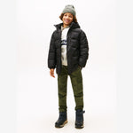 Tommy Hilfiger Black Essential Padded Parka | Casa Childrenswear