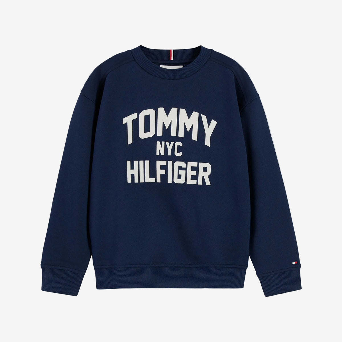 Tommy Hilfiger Boys Navy Sweatshirt - front view