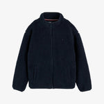 Tommy Hilfiger Boys Navy Full Zip Sweatshirt - front view