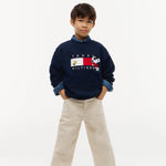 Tommy Hilfiger Baby Boys Navy Peanuts Crewneck - back view