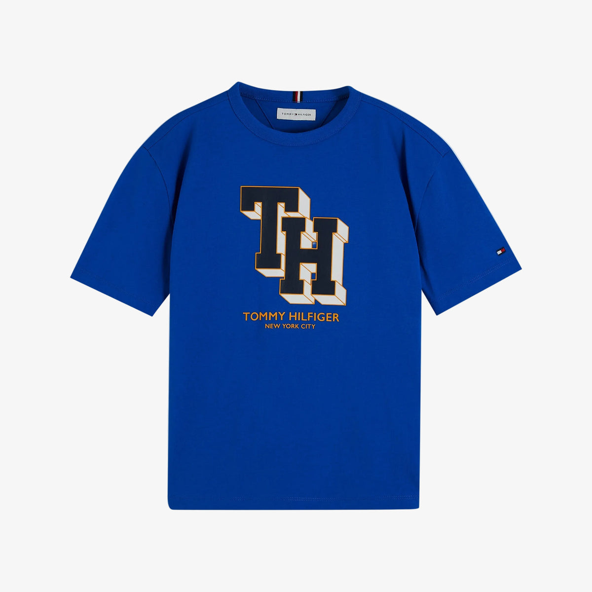 Tommy Hilfiger Baby Boys Blue TH T-Shirt - front view