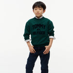 Tommy Hilfiger Boys Green Sweatshirt - back view
