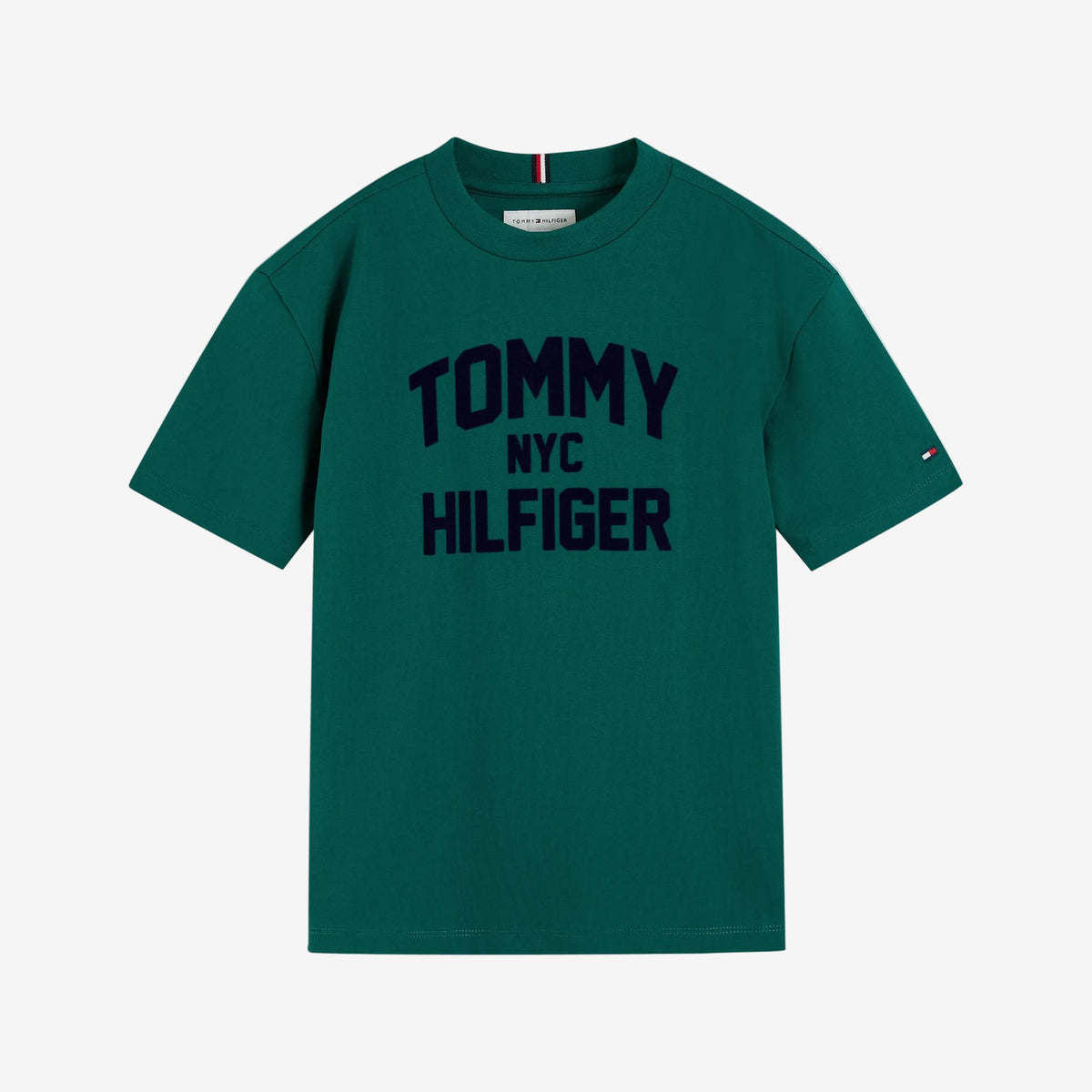 Tommy Hilfiger Boys Green T-Shirt - front view
