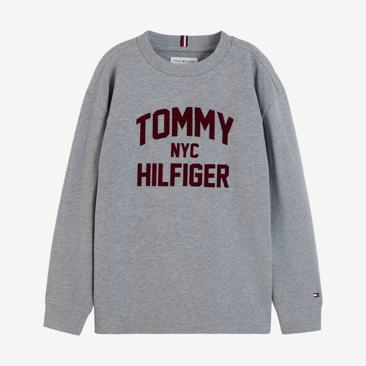 Tommy Hilfiger Boys Grey Sweatshirt - front view