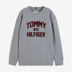Tommy Hilfiger Boys Grey Sweatshirt - front view