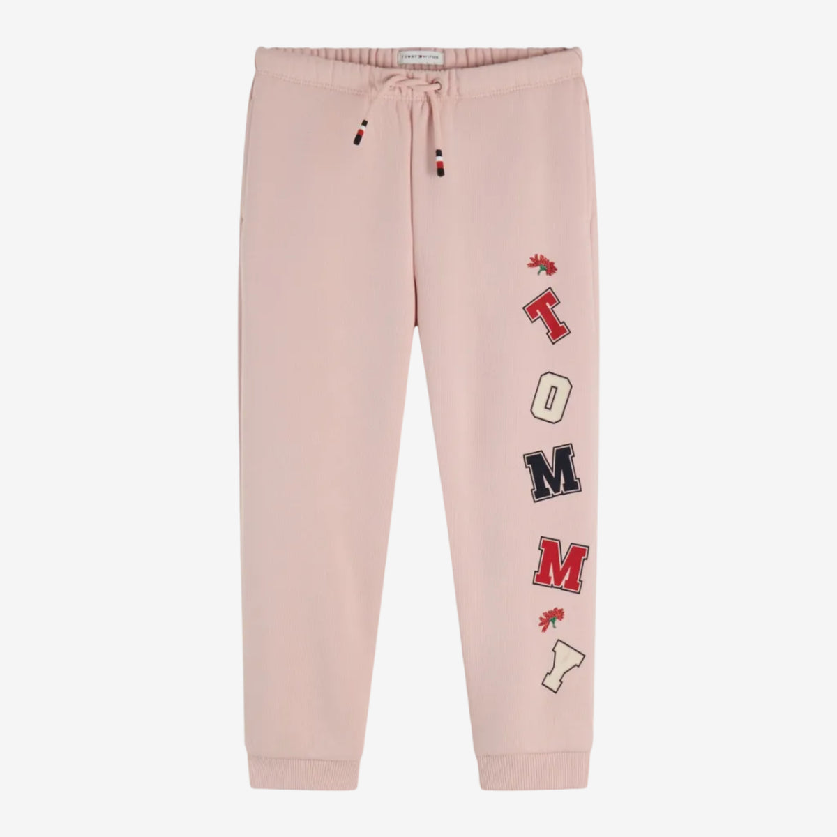 Tommy Hilfiger Baby Girls Pink Sweatpants - front view