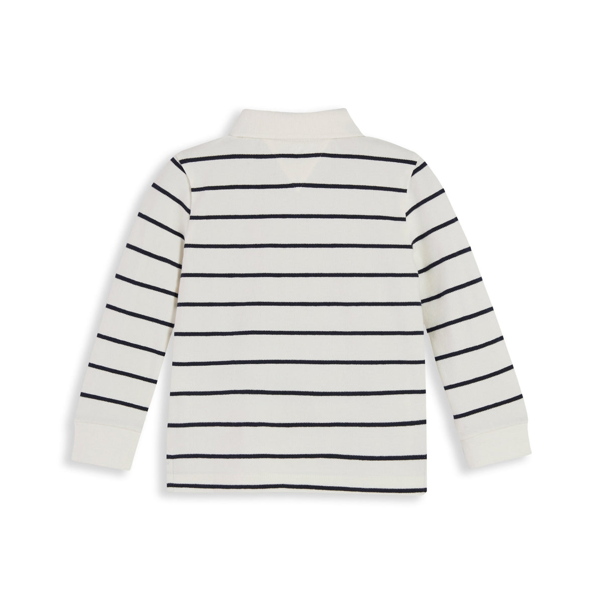 Tommy Hilfiger Baby Boys Ivory Striped Polo - back view