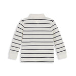 Tommy Hilfiger Baby Boys Ivory Striped Polo - back view