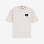 Tommy Hilfiger Boys Ivory Graphic T-Shirt - front view