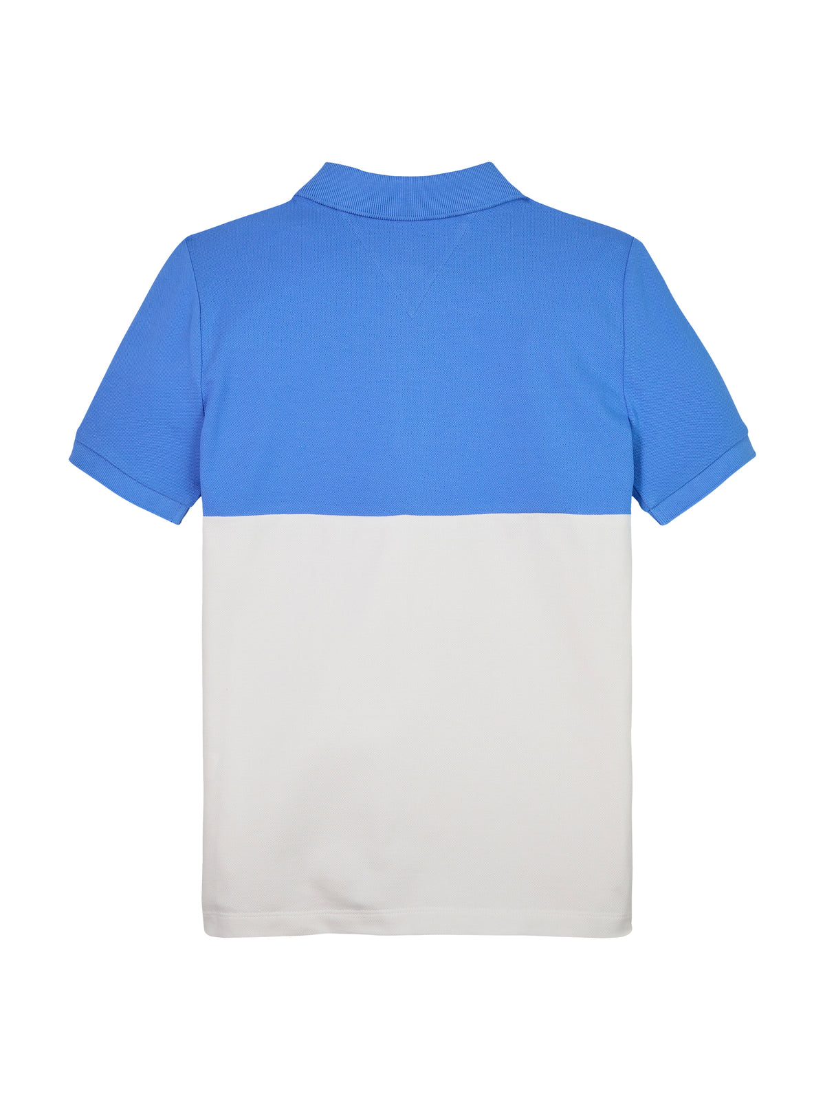 Colour Block Polo Blue/White