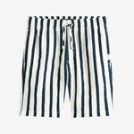 Tommy Hilfiger Boys Navy Stripe Linen Blend Short | Casa Childrenswear