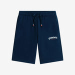 Tommy Hilfiger Boys Navy Monotype Logo Sweatshorts | Casa Childrenswear