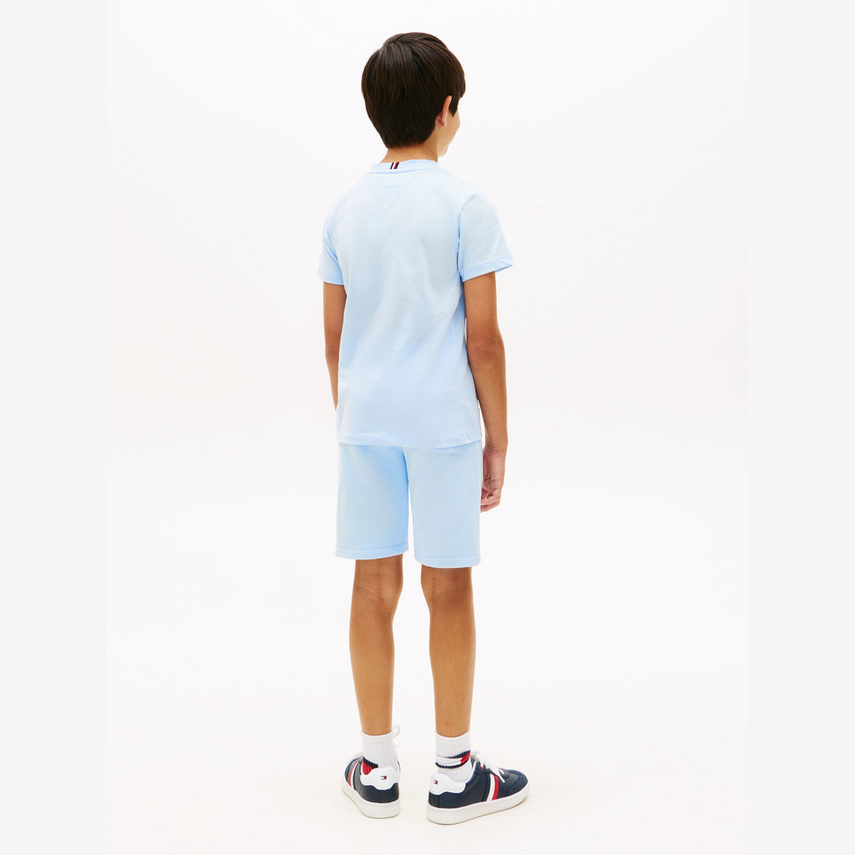 Tommy Hilfiger Boys Blue T-Shirt and Short Set | Casa Childrenswear