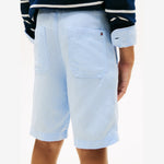 Tommy Hilfiger Boys Blue Linen Blend Short | Casa Childrenswear