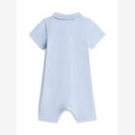 Tommy Hilfiger Baby Boys Blue Polo Shortie | Casa Childrenswear
