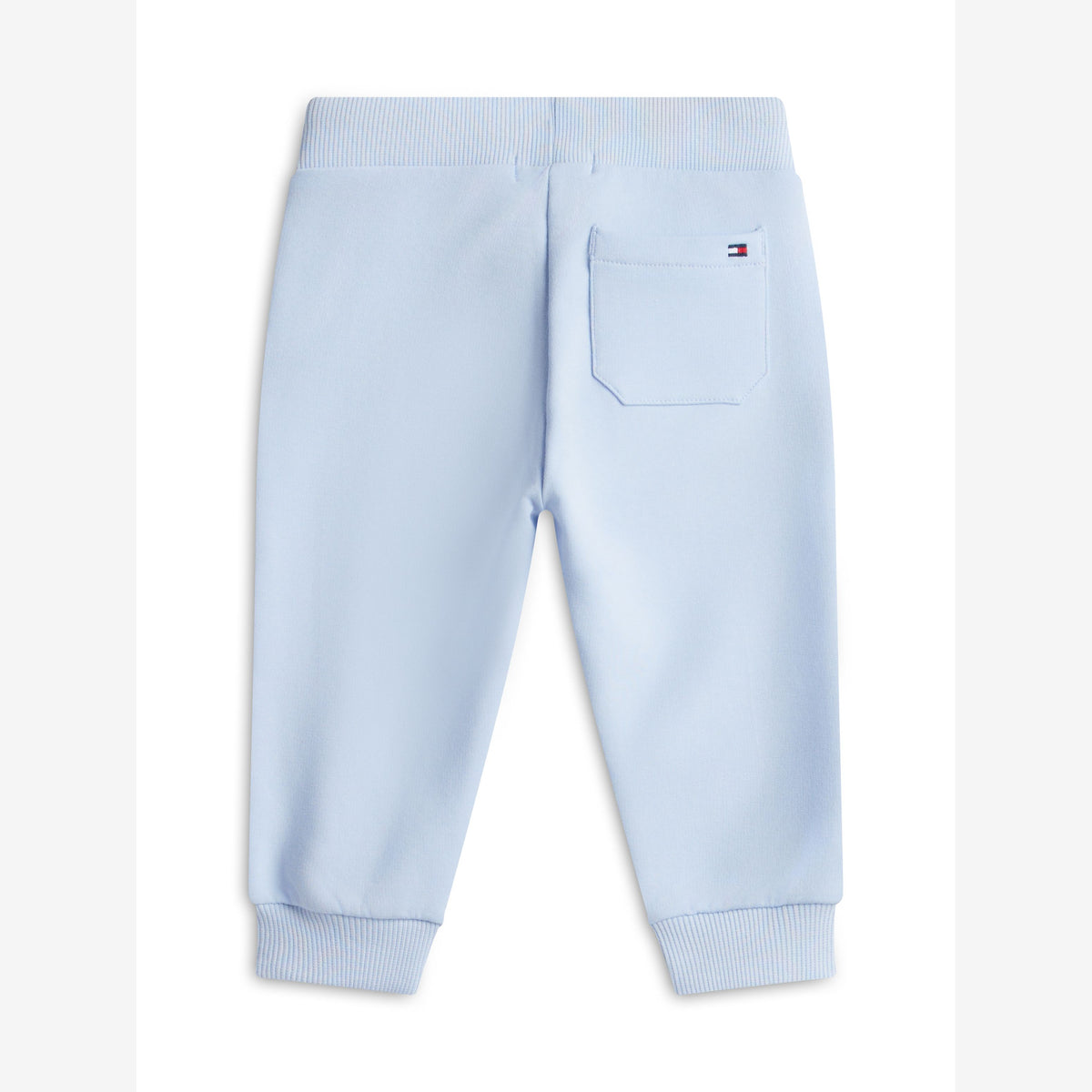 Tommy Hilfiger Baby Light Blue Cotton Joggers | Casa Childrenswear